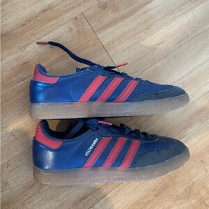 Adidas Velosamba Navy Red Gum Sole Women’s Sneakers | US 5.5